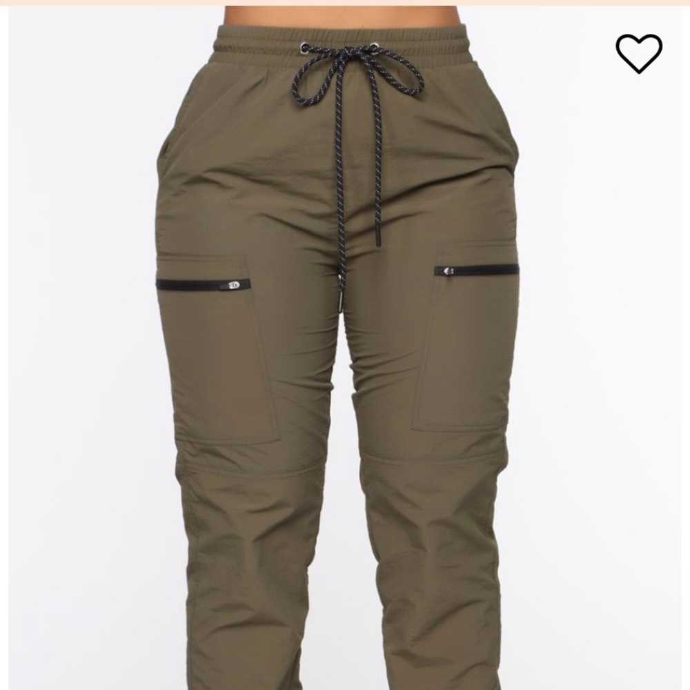 Fashionova Joggers- Olive